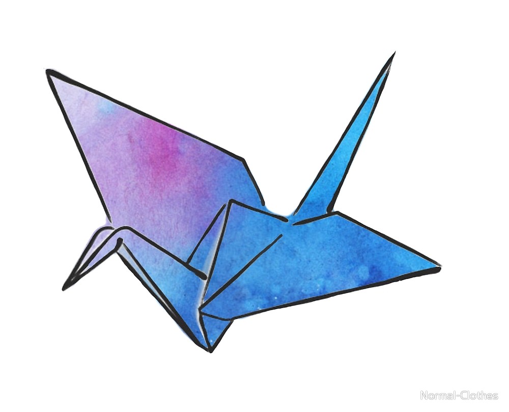 1000x809 Watercolor Crane By Normal Clothes Redbubble