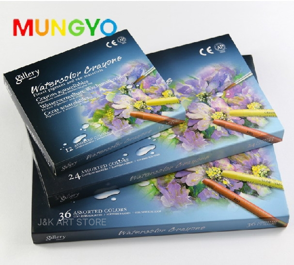 607x548 Mungyo Gallery Watercolor Crayons For Professional Artists,water