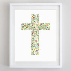Watercolor Cross