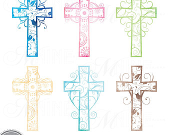 340x270 Watercolor Cross Etsy