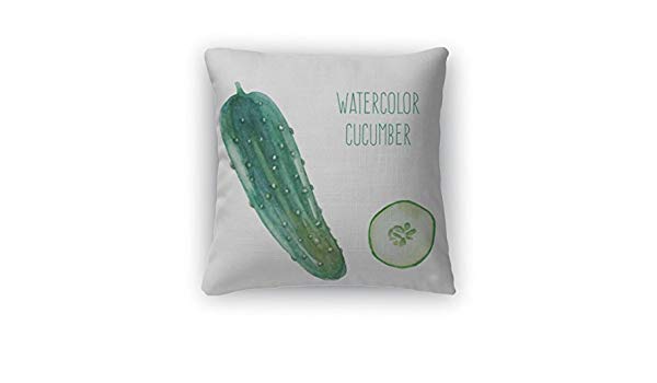 600x350 Gear New Throw Pillow Accent Decor, Watercolor Hand