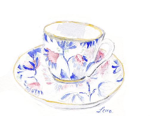 520x391 Teacup Watercolor