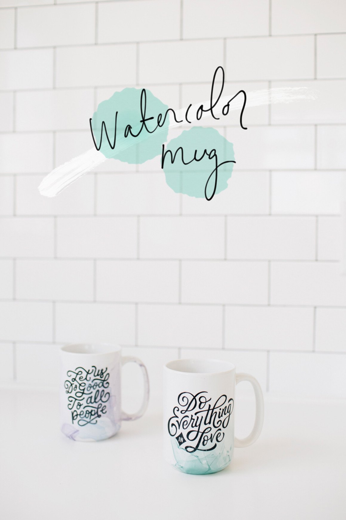 1159x1739 Watercolor Mug Diy Walk In Love.
