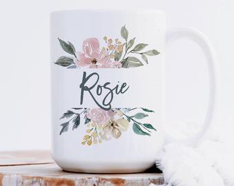 340x270 Watercolor Mug Etsy