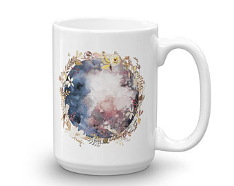 340x270 Watercolor Mugs Etsy
