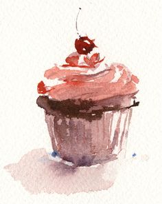 236x296 25 Best Cupcakes Images Watercolor Illustration