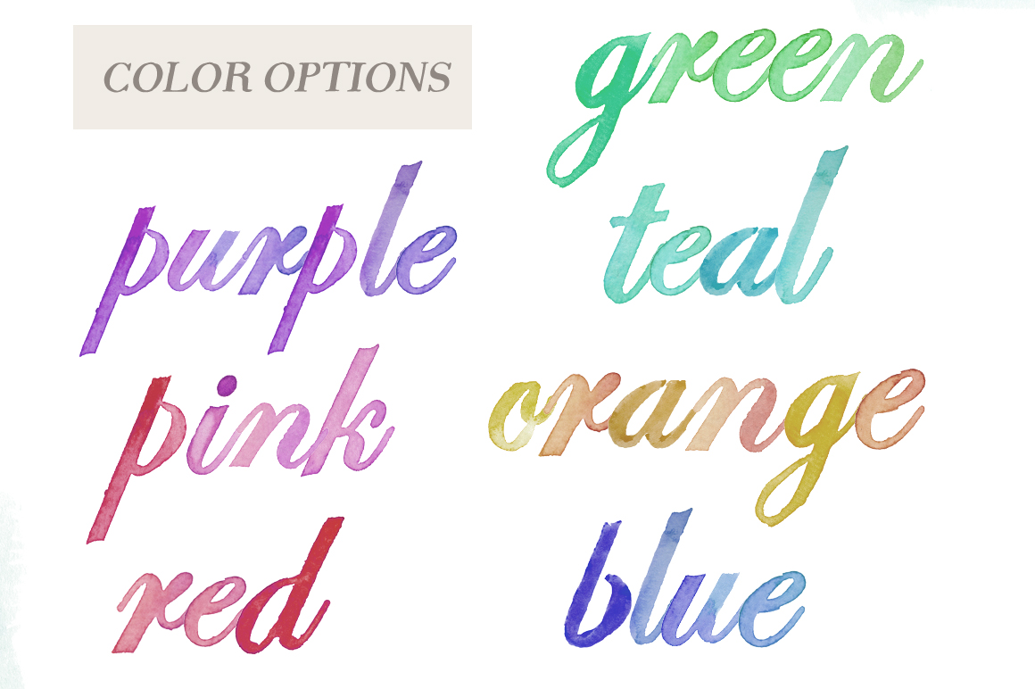 1160x772 Watercolor Alphabet Letters