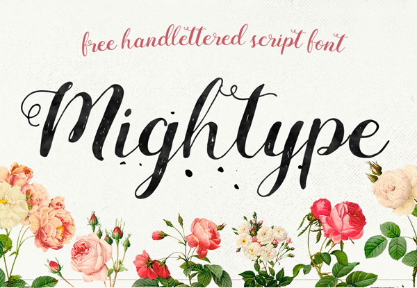 600x415 40 Best Free Brush Fonts For Designers Fonts Graphic Design