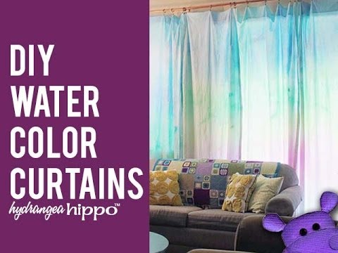 480x360 Diy Watercolor Curtains