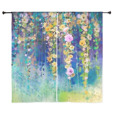 460x460 Watercolor Curtains