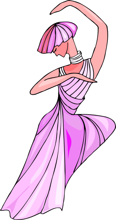 394x750 Ballet Dancer Watercolor Painting Free Commercial Clipart