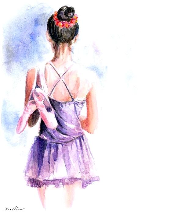 570x713 Water Color Dance Like This Item Watercolor Dancer Tattoo