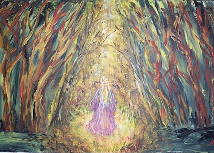 700x500 Through The Dark Forest Greeting Card For Sale By Mary Sedici