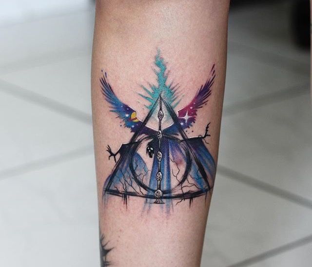 640x548 Watercolor Tattoo