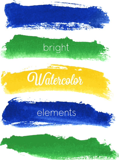 408x550 Vector Banner Watercolor Design Elements Free Vector In
