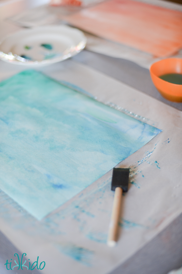 600x899 How To Create Simple, Striking Watercolor Scrapbook Paper Designs