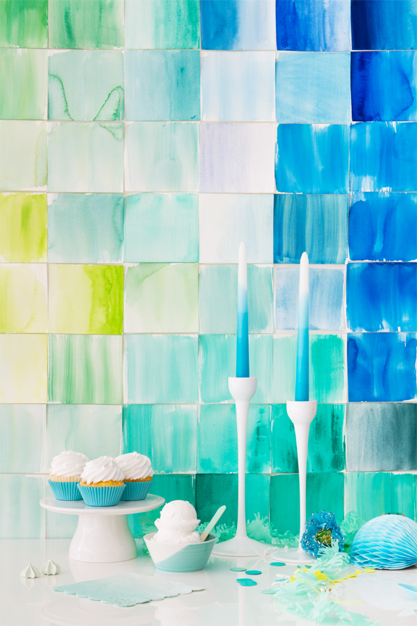 600x900 Diy Watercolor Paper Squares Backdrop