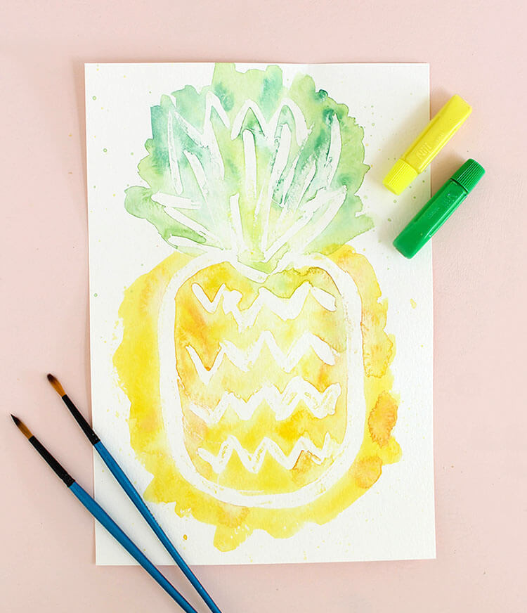 750x872 Easy Watercolor Art