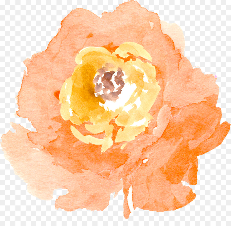 900x880 Watercolor Painting Flower Desktop Wallpaper Clip Art