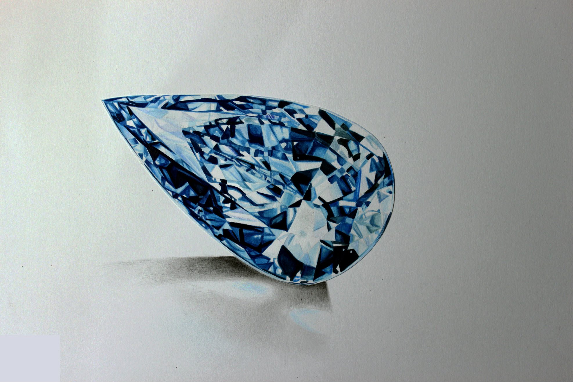 1974x1316 Realistic Watercolor Diamond Drawing