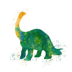 236x236 Dinosaur Watercolour Hobby Time Watercolor