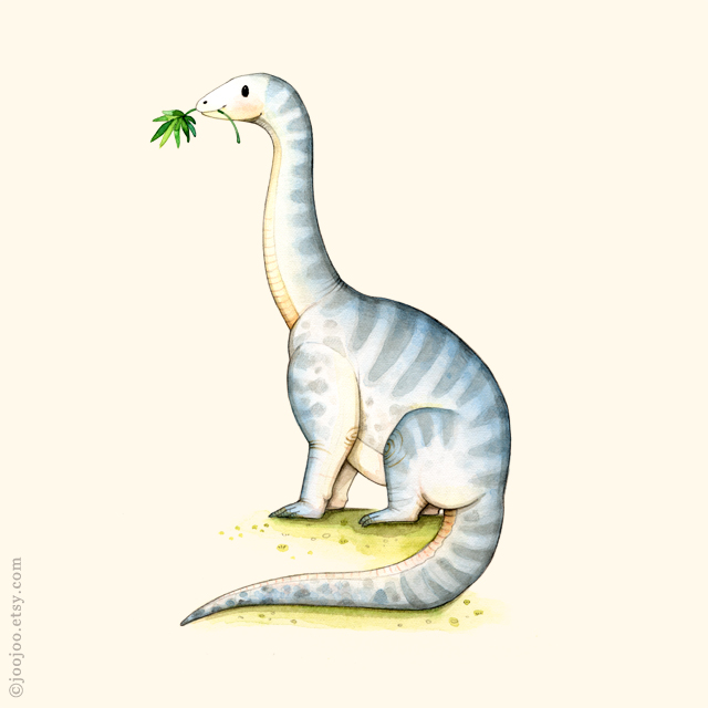 640x640 Joojoo M Is For Melanorosaurus . Watercolor Dinosaurs
