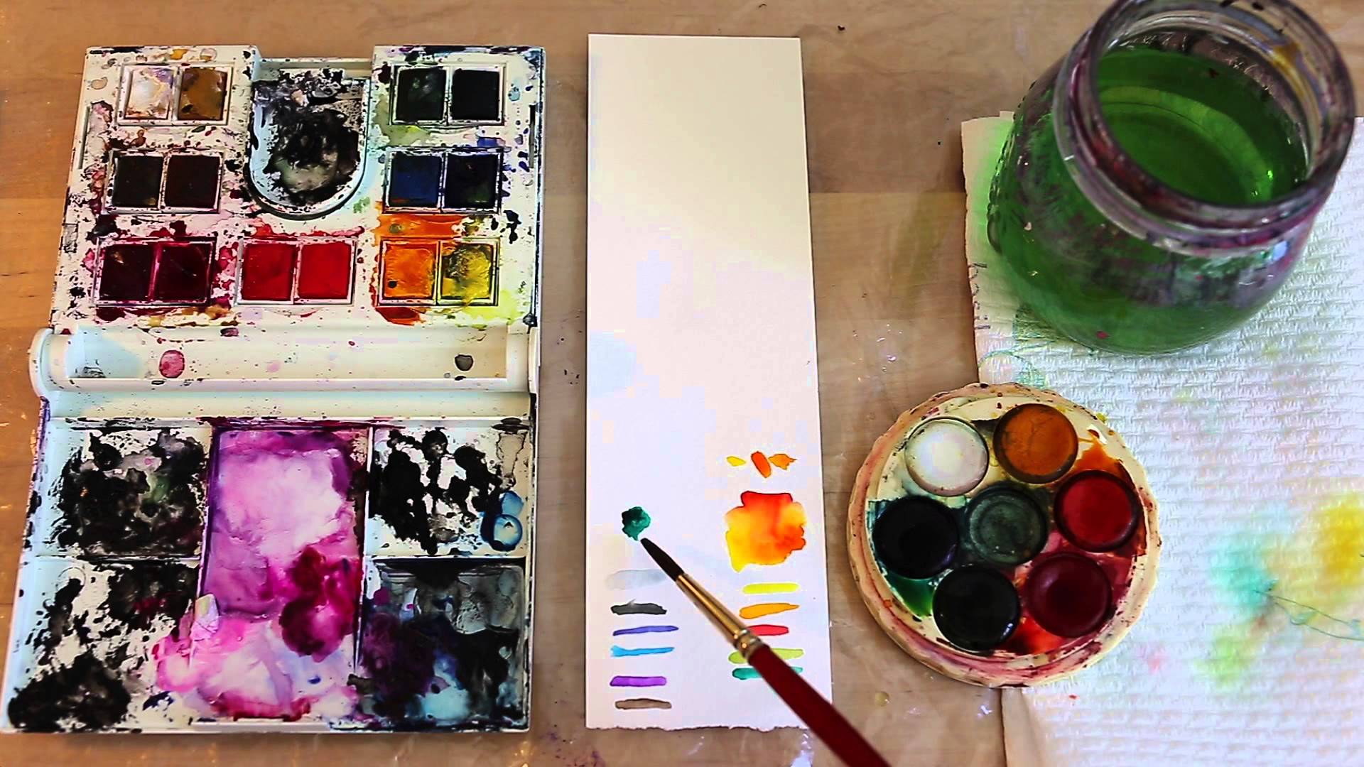 1920x1080 How To Use Watercolours Basics Of Watercolor Pans