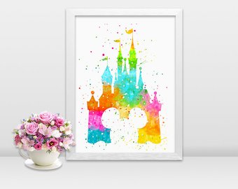 340x270 Watercolor Castle T