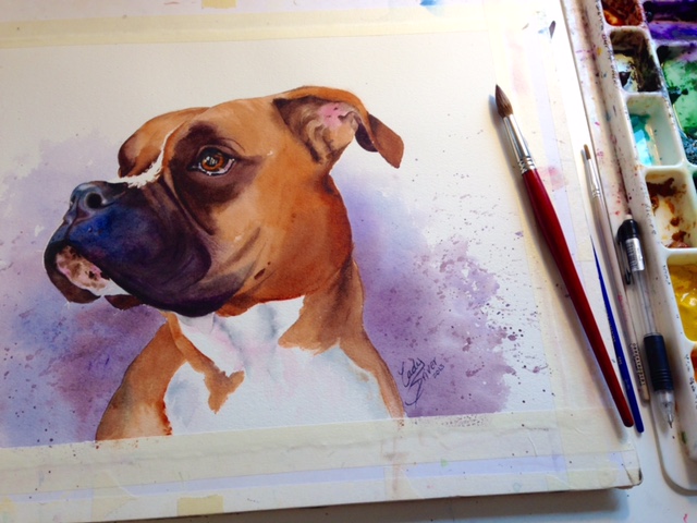 640x480 Paint Your Pup! Create Artistic Watercolor Pet Portraits