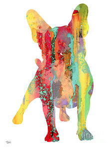 225x300 Dog Watercolor Paintings Fine Art America