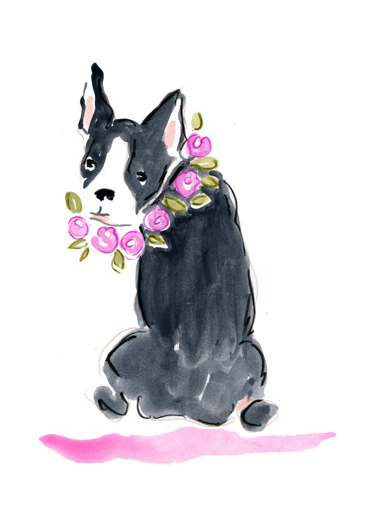 731x1023 Watercolor Dogs Clip Art Collection