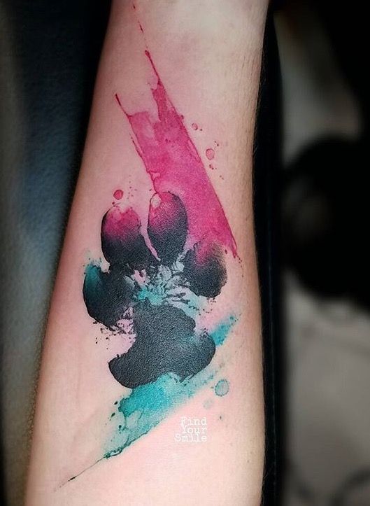 529x723 Russell Van Schaick Paw Tattoo Cane Vans, Tattoo