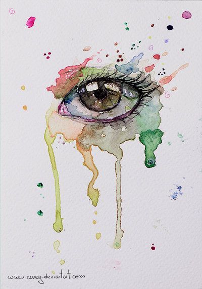 400x573 Watercolor Doodle By ~astral Muffin I Love The