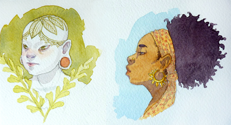 904x492 Watercolor Doodles By Longhair