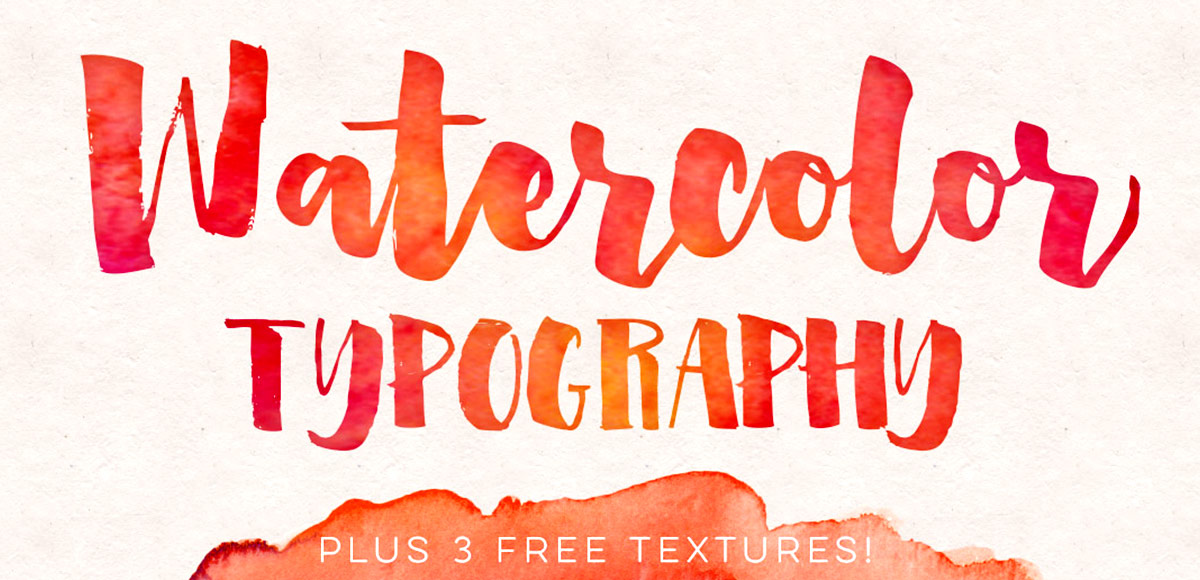 1200x580 How To Add Watercolor Textures To Typography
