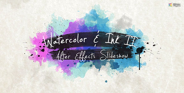 590x300 Videohive Watercolor Amp Ink Slideshow 2 Free Download