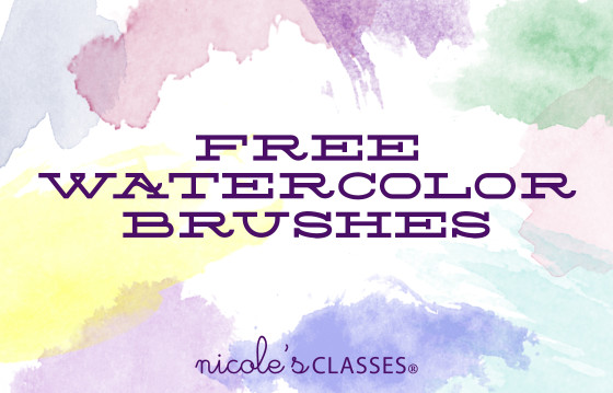 560x359 Watercolor Brushes In Photoshop Video Tutorial Amp Free Download