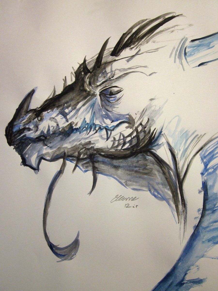 900x1200 Watercolor Paintings Dragon Watercolor Dragon By Sunsetdragonfly