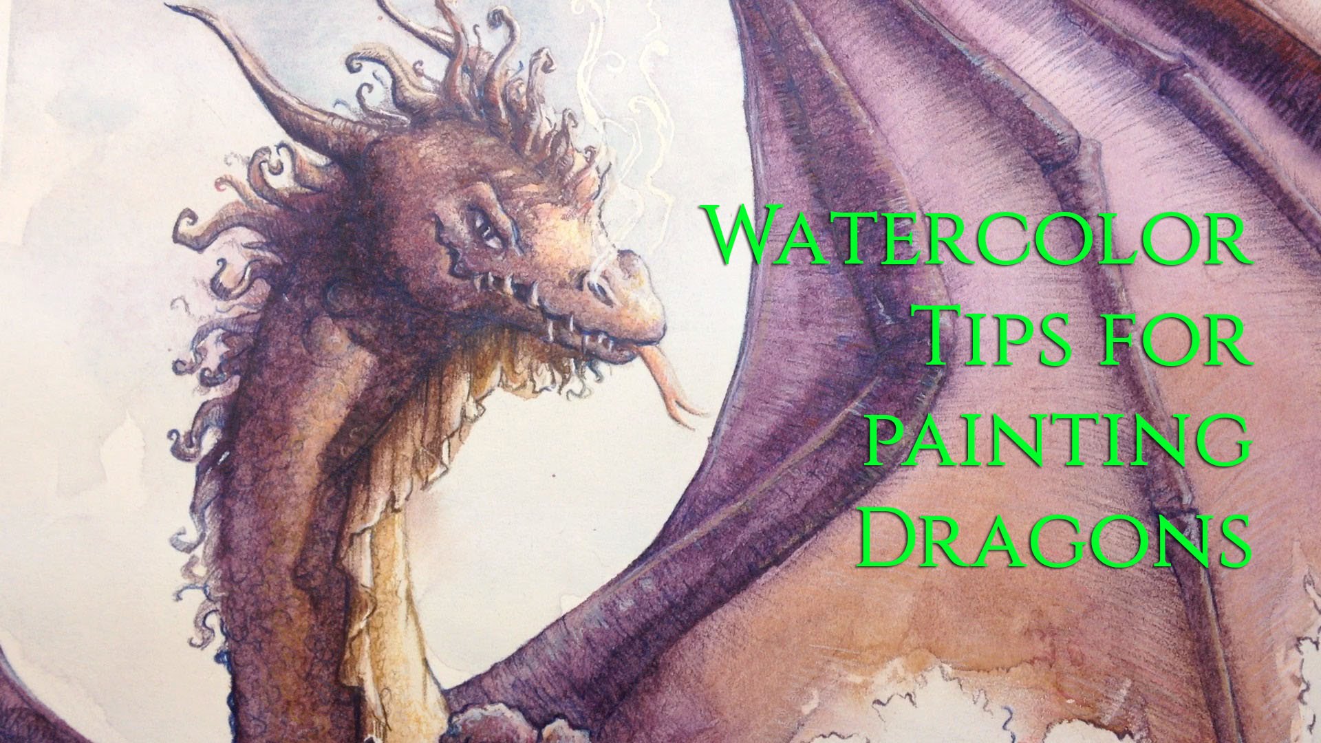 1920x1080 Watercolor Tips For Painting Dragons