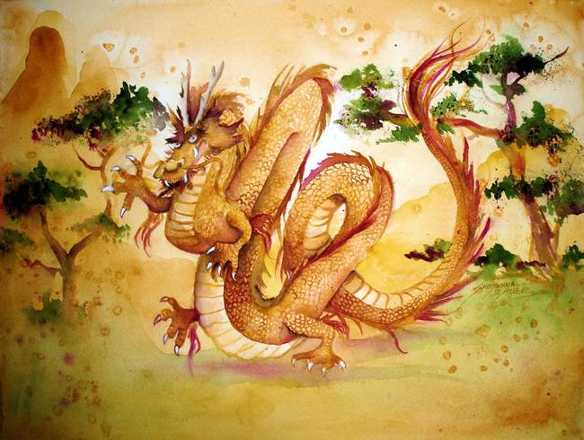 650x490 Chinese Wood Dragon By Shoshanna Bauer