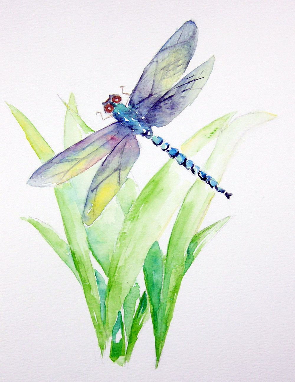 1000x1295 Dragonfly Painting (20.00 Usd) By Marilynkjonas Etsy Favorites