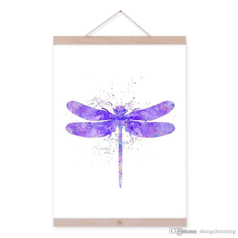 1000x1000 Original Watercolor Dragonfly Kids Room Modern Abstract Hipster