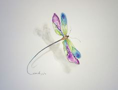 236x180 Dragonfly Watercolor Dragonflies, Tattoo And