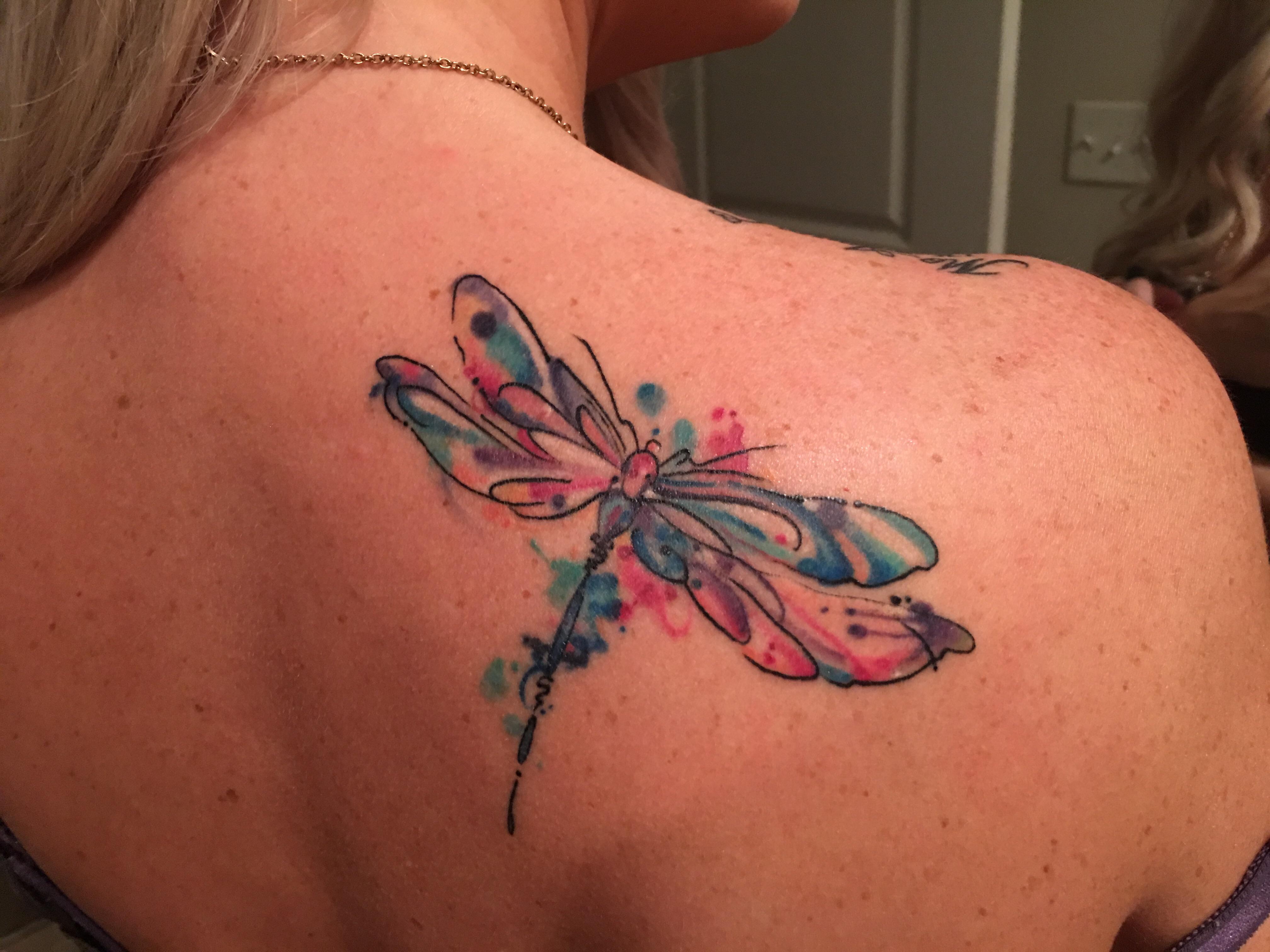 4032x3024 Watercolor Dragonfly Done By Abigail Bennett