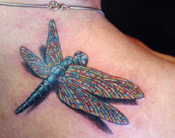 575x455 46 Dainty Dragonfly Tattoos And Designs