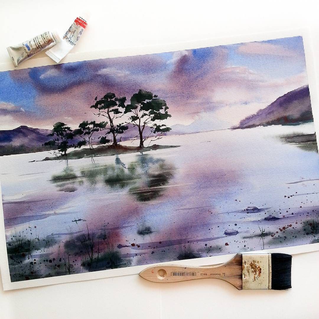 1080x1080 Watercolor Drawing