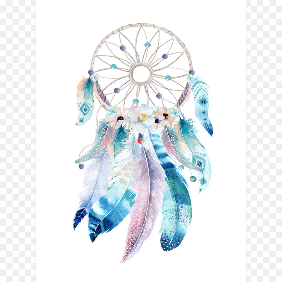 900x900 Dreamcatcher Watercolor Painting