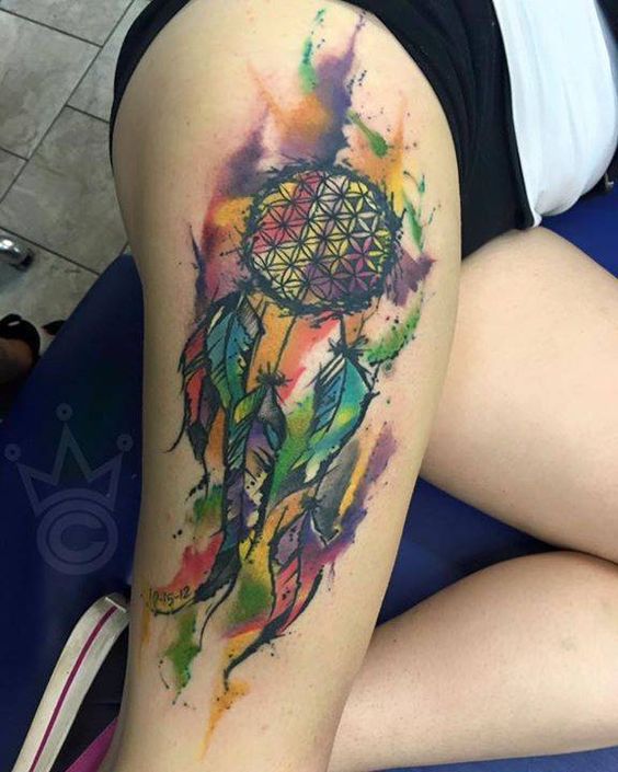 564x705 Best Dreamcatcher Tattoos Ideas