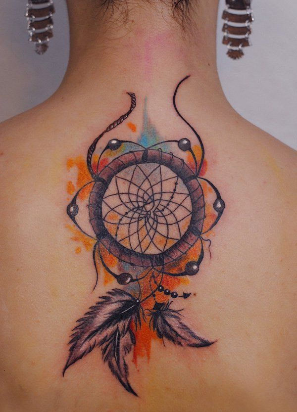 600x833 60 Dreamcatcher Tattoo Designs 2017