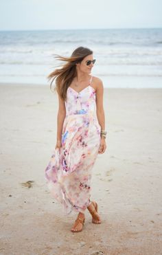 236x371 Tropic Of The Day Navy Blue Floral Print Maxi Dress 3 Chasing